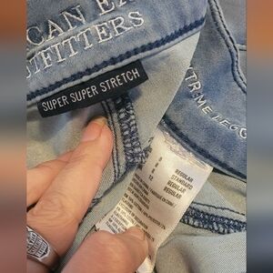American Eagle Outfitters Light Blue Super Stretch Jeans